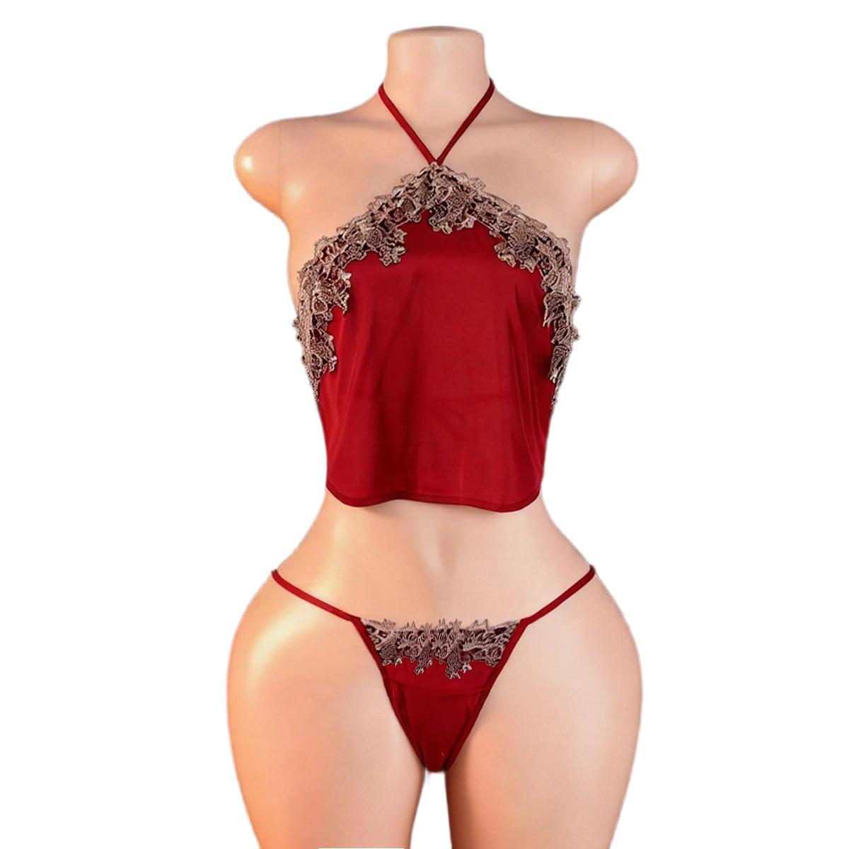 Anime Cosplay Anime - Court Red Bellyband with Panty Sling