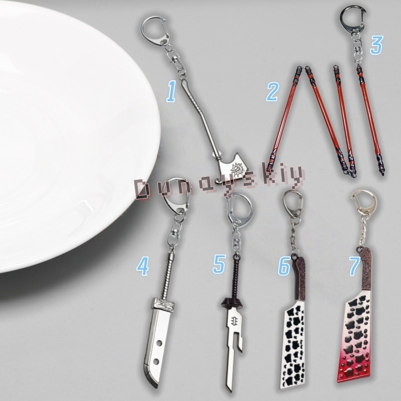 Cosplay Anime Jjk - Fanmade JJK Mini Alloy Model Keychain