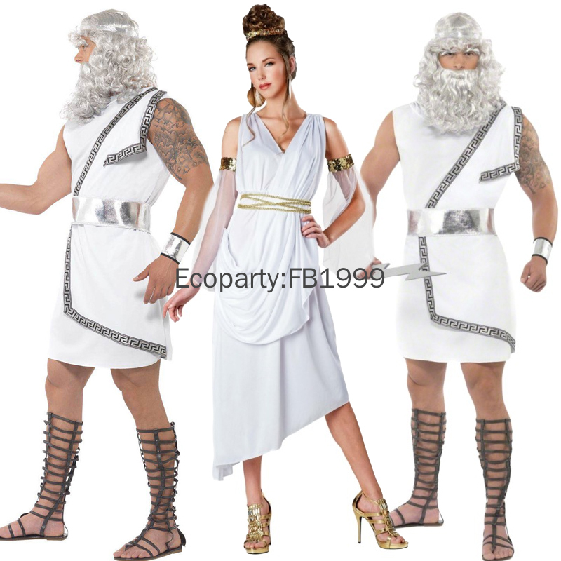 Anime Cosplay Couple - Adult Halloween Egypt Greece Goddess Costume