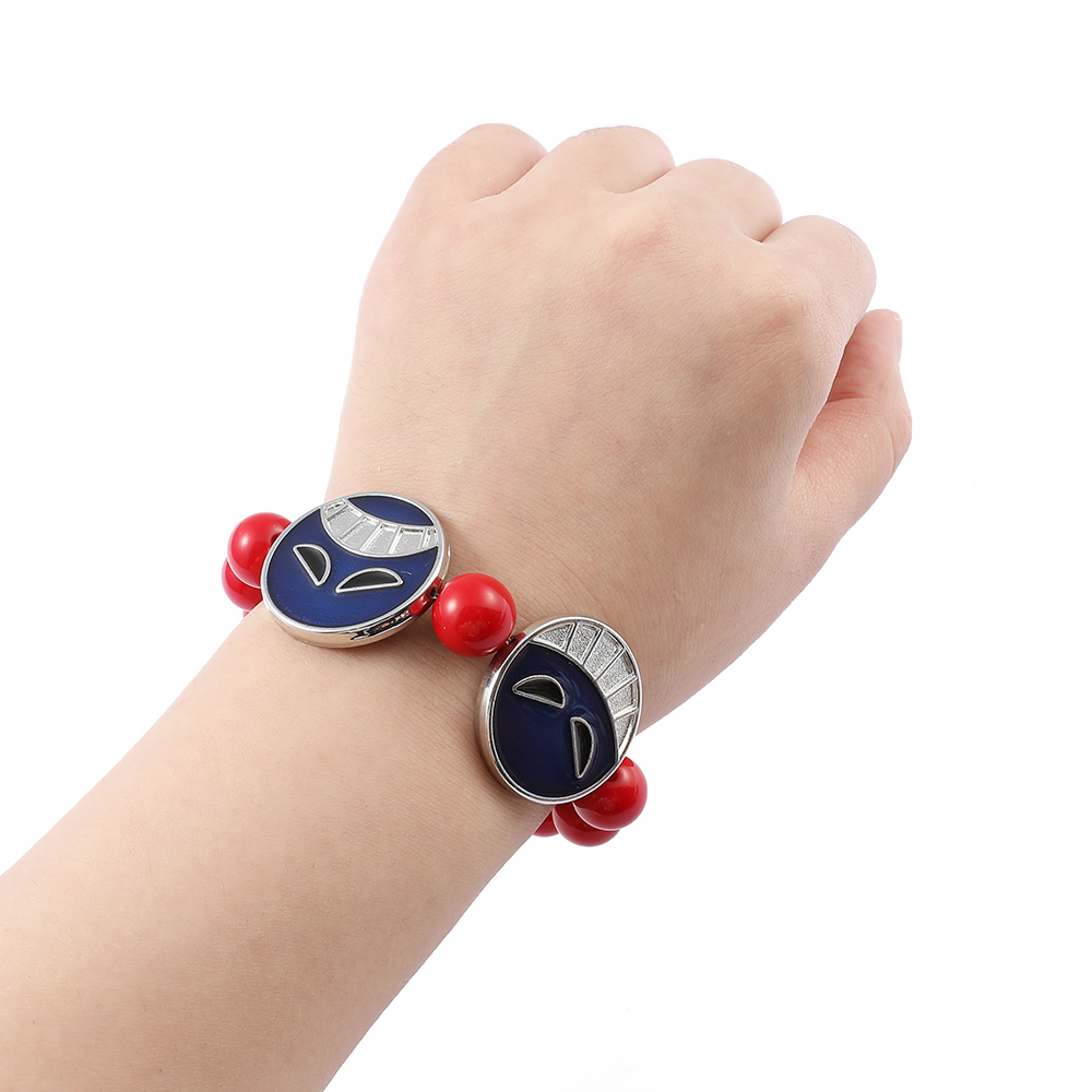 Anime Red Beads Face Bracelet  - Anime Cosplay Website review and price