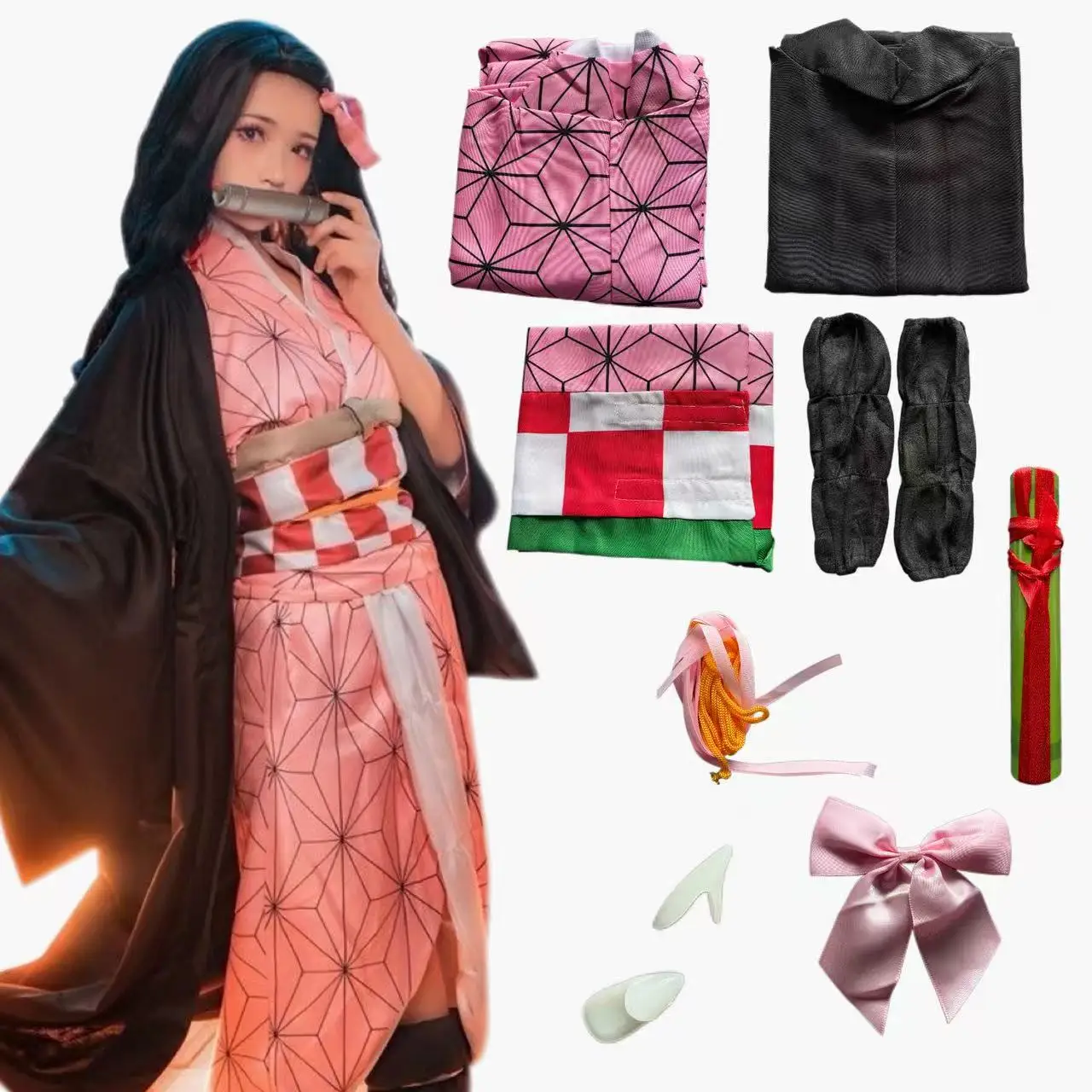 Anime  Kamado Nezuko Cosplay C - Anime Cosplay Realistic review and price