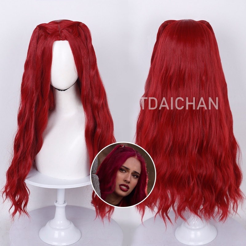 Curly Cosplay Wig Red princess - Anime Cosplay With Red Hair review and price