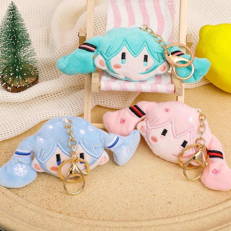 Hatsune Miku Keychain & Plush  - Anime Cosplay Couple review and price