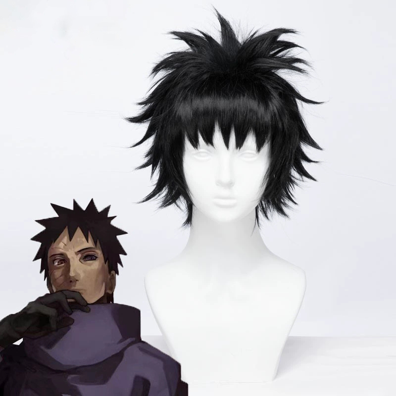Cosplay Wig Uchiha Obito Anime - Anime Cosplay Obito review and price