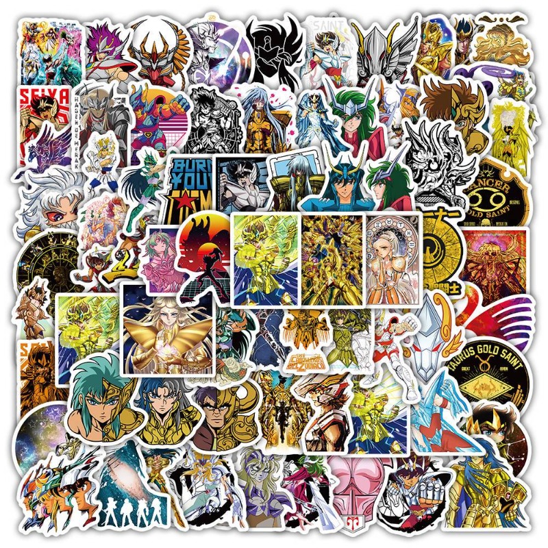 101Pcs Saint Seiya Anime Stick - Anime Cosplay Characters review and price