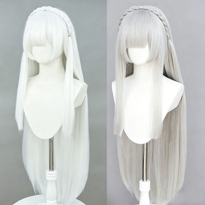 Anime Re:Zero Emilia Cosplay W - Re Zero Rem Wig review and price