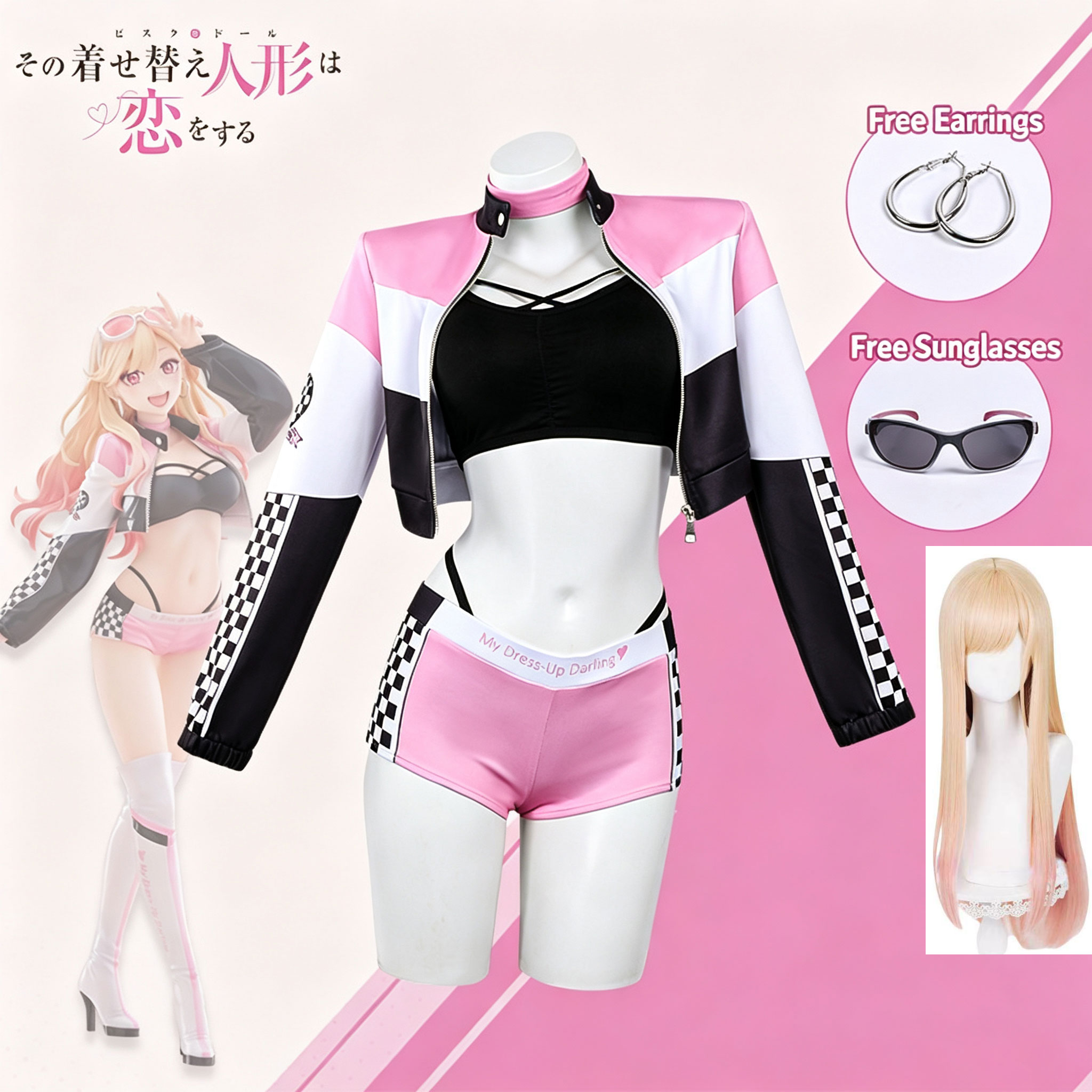 Anime My Dress Up Darling Wig  - Kitagawa Anime Cosplay review and price