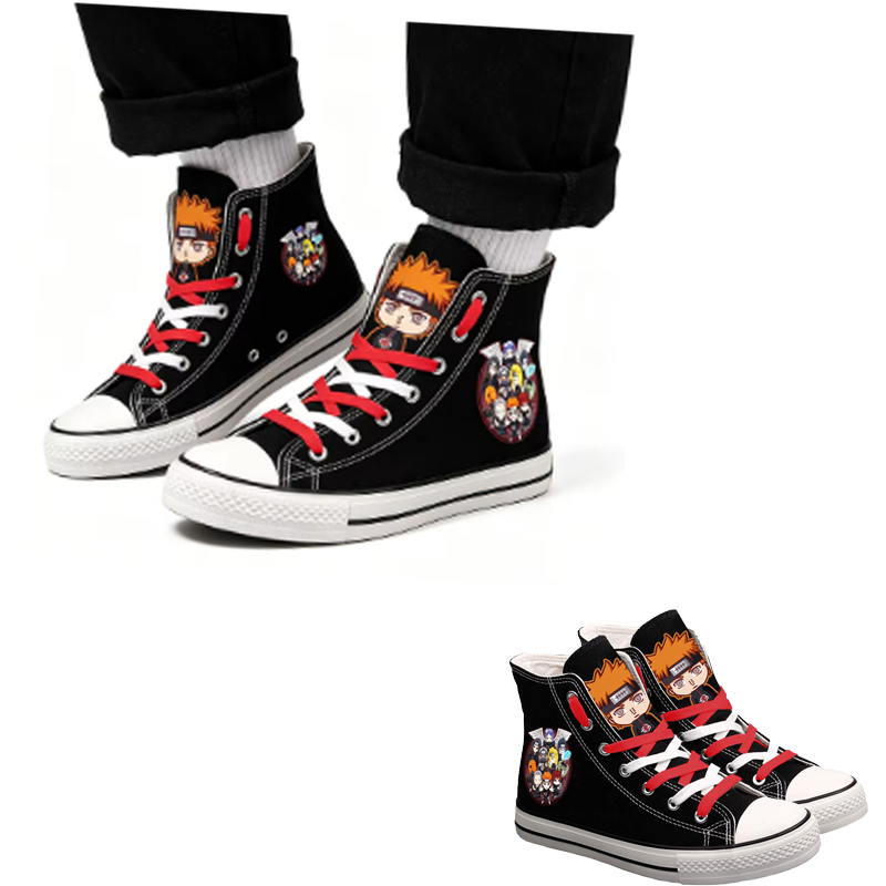 Naruto Uzumaki High-Top Canvas - Anime Cosplay Ideas Girl review and price