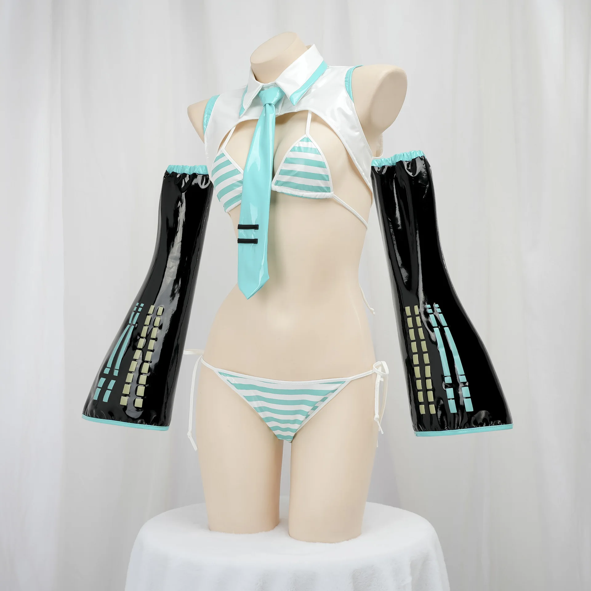 Anime Game Miku Cosplay Miku F - Anime Cosplay Bikini review and price