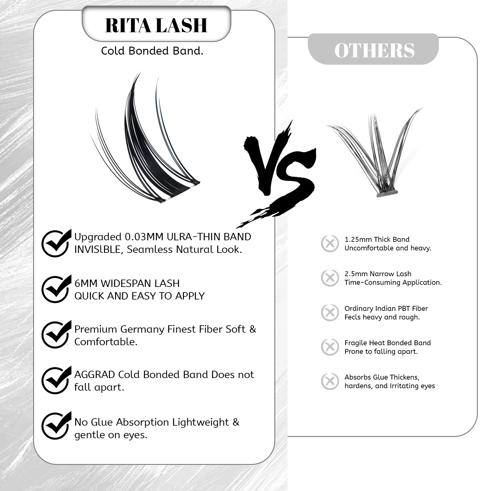 Viva | RITALASH 120pcs Manga M - Anime Cosplay Lashes review and price