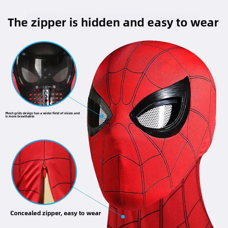 Superhero Mask/Spider-Man Helm - Anime Cosplay Realistic review and price