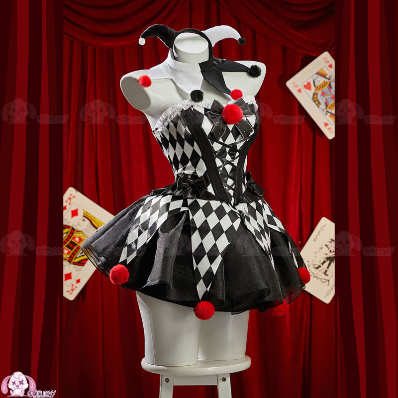 Joker Circus Color Block Cospl - Anime Cosplay Mask review and price