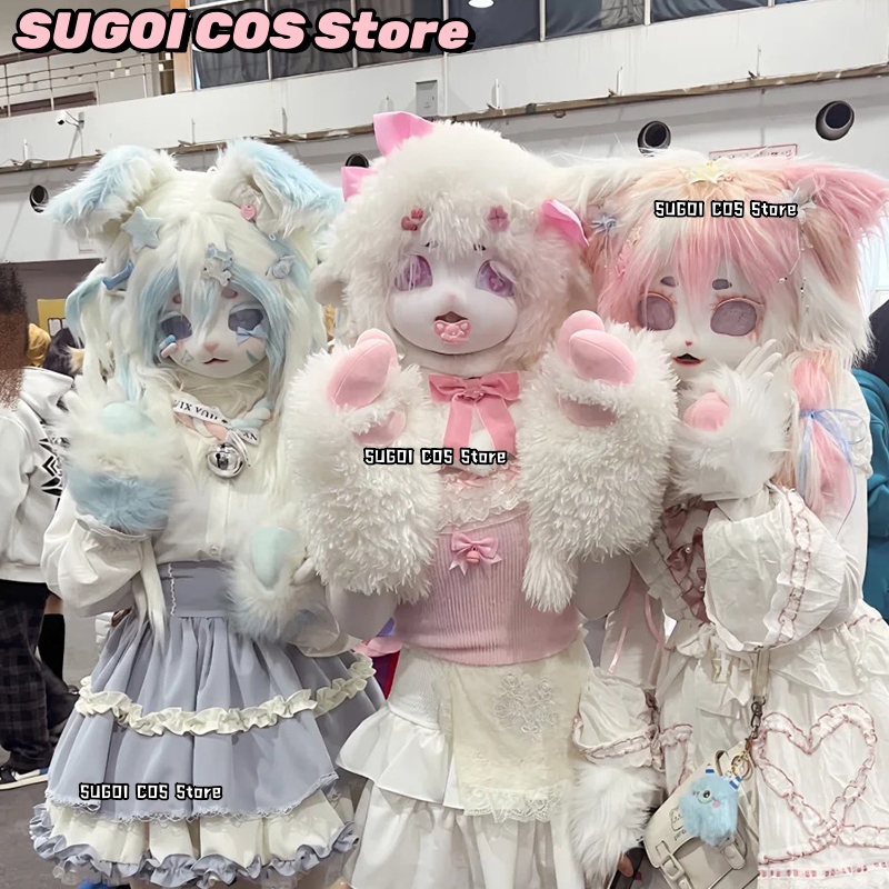 aBcSCS*Fursuit Head Kigurumi C - Anime Cosplay Mask review and price