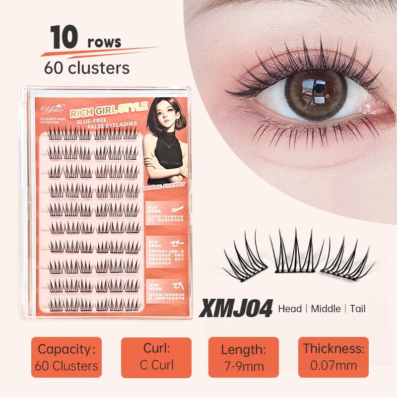 Yelix DIY Self-Adhesive Cluste - Anime Cosplay Lashes review and price