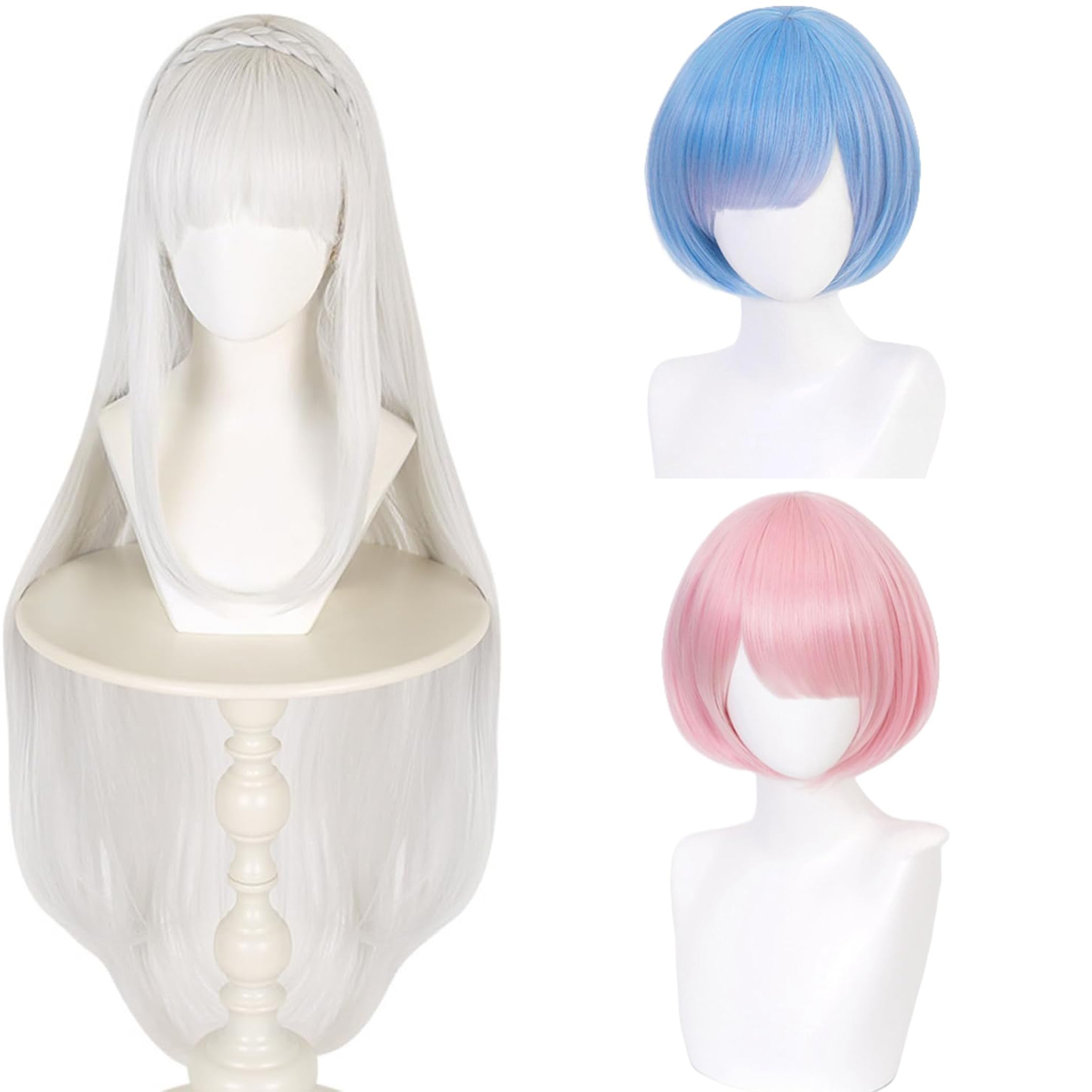 Anime Re: Life in a Different  - Re Zero Rem Wig review and price