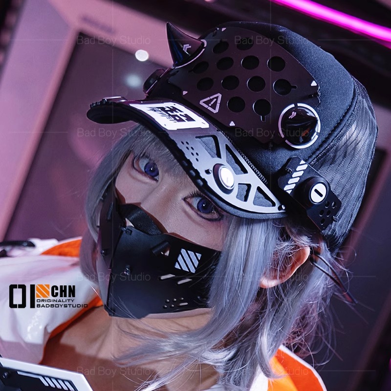 2025 Game Cyberpunk Cosplay Ma - Anime Cosplay Mask review and price